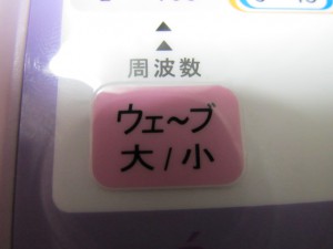 大小ボタン